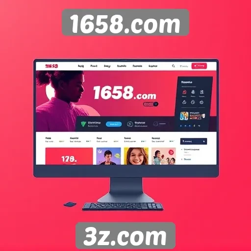 Análise da interface de usuário do site 1658.com